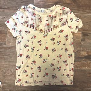 Floral Lucky Brand shirt size medium